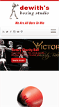 Mobile Screenshot of dewithboxing.com