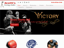 Tablet Screenshot of dewithboxing.com